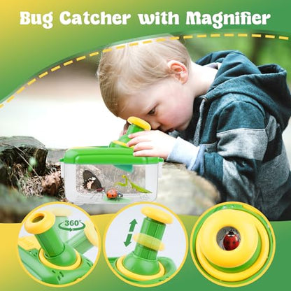 10Pcs Bug Catcher for Kids Insect Catching Kit for Age 3-8
