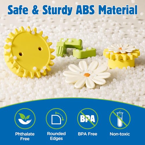 4 in 1 STEM Gear Toys for Kids Ages 3+, Educational Building Blocks, 87Pcs - size: 87 PCS