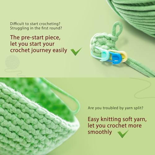 CrochetBox 3 PCS Dinosaur Crochet Kit for Beginners, Adults and Teen - color: 3 PCS Dinosaurs
