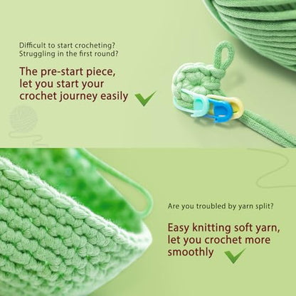 CrochetBox 3 PCS Dinosaur Crochet Kit for Beginners, Adults and Teen - color: 3 PCS Dinosaurs