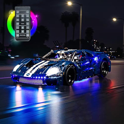 LED Lighting Compatible with Lego 42154 2022 Ford GT Car, Light Kit Compatible with Lego 42154, Giving Light to Model, NOT Included The Model Set(RC Model)