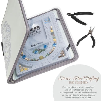 The Beadsmith Bead Folio Kit – Basic Elements - size: 28" - U Channel Folio w/Pliers