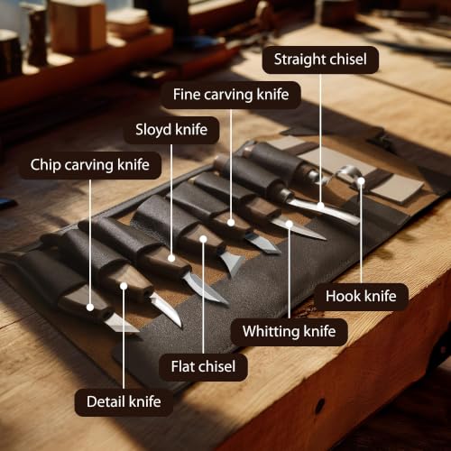 Wood Carving Kit for Beginners - Gift Ready Whittling Kit Set 32pcs