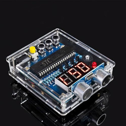DIY Ultrasonic Distance Alarm Soldering Kit, Ultrasonic Distance Sensor Solder Project, Ultrasonic Distance Measuring Alarm Device, DIY Electronic Kits for Learning and Teaching Solder and Electronic