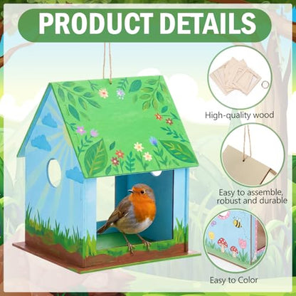 DoubleFill 10 Pack Bird Feeder Kit for Kid, Make Your Own Bird Feeder Craft