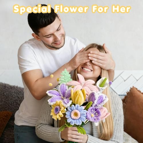 5-Color Macaroon Pipe Cleaner Flower Kit,300 Pcs Pipe Cleaners Craft - color: Macaroon