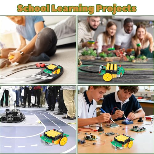 MiOYOOW DIY Remote Control Car Kit, Soldering Practice Kit for School - color: Remote Control Car Kit