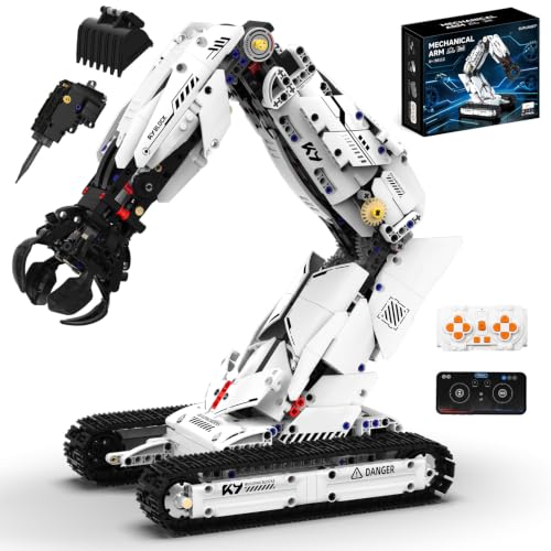 3 in 1 Robot Arm Building Set for Kids Boys Age 8-14 with RC & APP