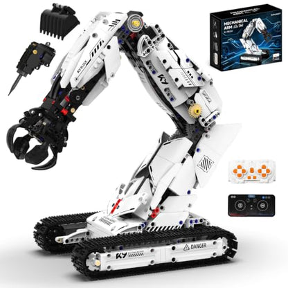 3 in 1 Robot Arm Building Set for Kids Boys Age 8-14 with RC & APP