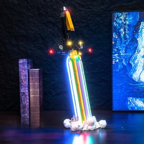 LED Lighting Compatible with Lego Over The Moon 10391, Light Kit Compatible with Lego 10391, Giving Light to Model, NOT Included The Model Set