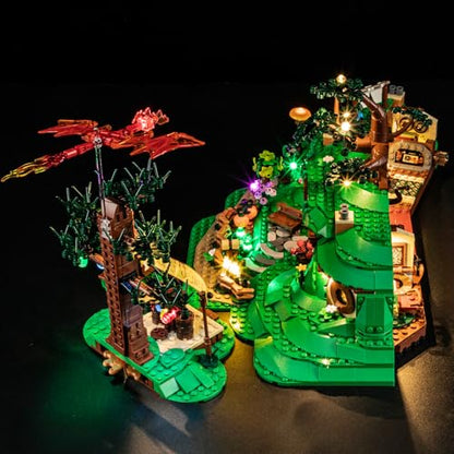 YEABRICKS LED Light Kit for Lego Lord of the Rings: The Shire 10354 - style: Only Light The Shire