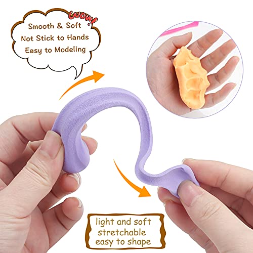 Air Dry Clay Kit for Kids – 64 Colors 15g Each, Non-Toxic Modeling Clay Set - color: 64 Colors
