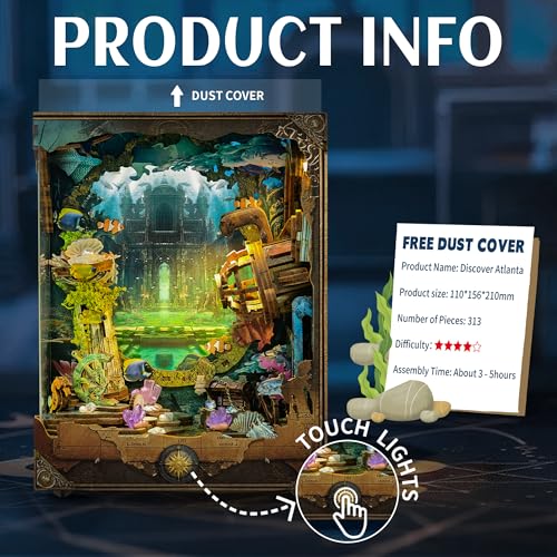 DIY Book Nook Deep-Sea Submarine Adventure Miniature House Kit - color: Discover Atlanta