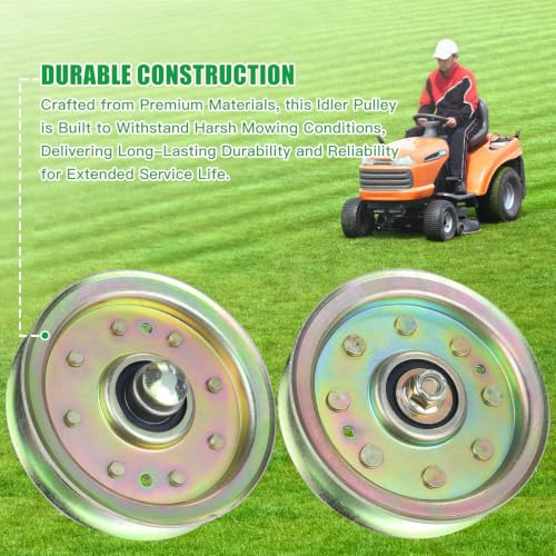 175820 Idler Pulley for Craftsman 42" 48", Husqvarna 48" Mower Deck - color: T15 1x175820