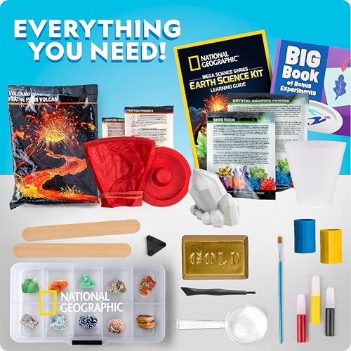 National Geographic Earth Science Kit with 100+ Activities for Kids 8-12 - style: Earth Science