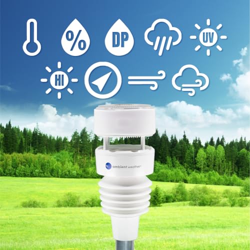 Ambient Weather WS-4000 Solar Powered UltraSonic Wi-Fi Weather Station - style: WS-4000