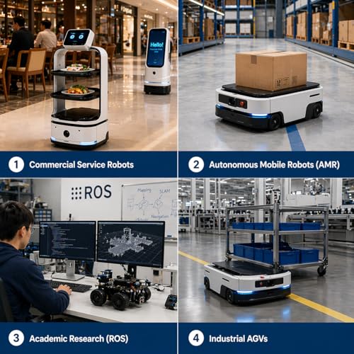 M0601 Direct-Drive Hub Motor for AGV (Right Orientation) | Integrated FOC Servo & 4096-Line Encoder | 102mm BLDC Wheel Motor with RS485 | Low Noise <50dB for Service Robots & ROS AMR - style: Right Orientation