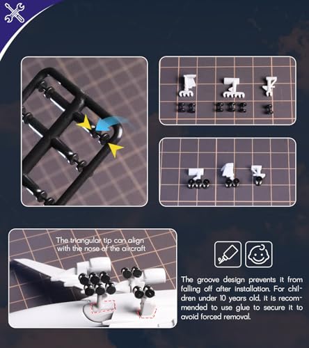 1/400 for FedEx A380 Diecast Plane Model with Landing Gear Stand - color: 05. Fedex