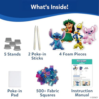 Skillmatics Poke-in Art – Lilo & Stitch, Wood Craft Kit, Gift for Kids - style: 5. Disney's Lilo & Stitch