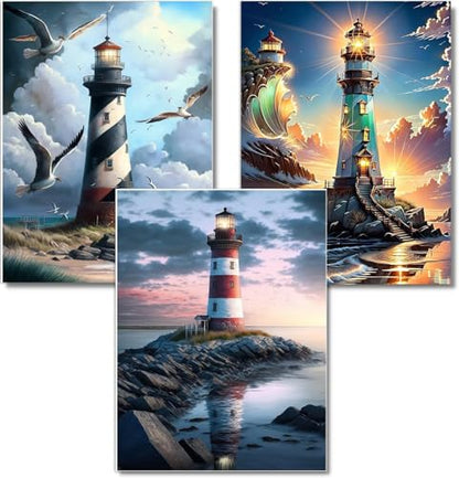 WUDWL 3 Pack Diamond Art Kits for Adults Diamond Painting Kits for Aduls - color: Q-023