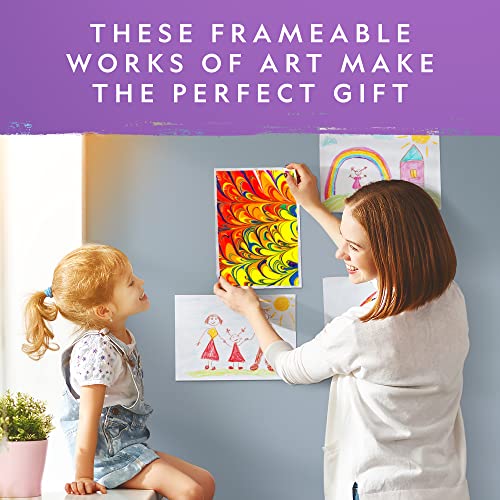National Geographic Marbling Paint Craft Kit to Create Marble Art for Kids - style: Paint Marbling Kit