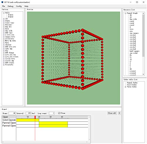 Mini 3D Led Cube DIY Electronics Kit Soldering Project Kit (3D16MINI-MULTI4-KIT) - color: 3d16mini-multi4-kit