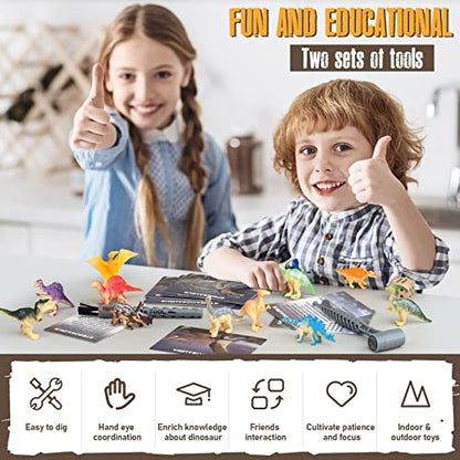 Jumbo Dinosaur Egg Dig Kit, Dinosaur Toys for Kids 5-7 with 12 Dinosaurs - style: Jumbo Dino Egg-01