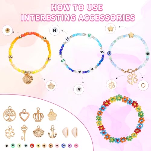 Quefe 120 Colors 36000pcs 3mm Glass Seed Beads Kit for Jewelry Making - size: 3mm-36000pcs