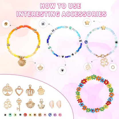 Quefe 120 Colors 36000pcs 3mm Glass Seed Beads Kit for Jewelry Making - size: 3mm-36000pcs