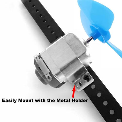 California JOS 6 Pack DC 1.5-3V 15000RPM Mini Electric 130 Motor Kit for DIY Remote Control Car, Motor, STEM, and Various Experiments with 6 PCS Metal Mount