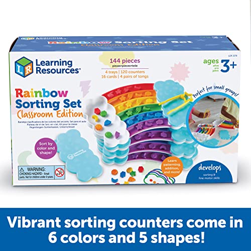 Learning Resources Rainbow Sorting Set Classroom Edition - style: Classroom Set