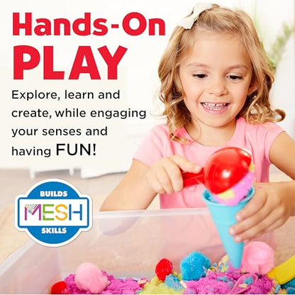 Creativity for Kids Sensory Bin: Ice Cream Shop Playset - Toddler Learning Toys for Kids Ages 3-4+, Pretend Play Ice Cream Set, Kids Gifts for Girls and Boys - style: Ice Cream Shop