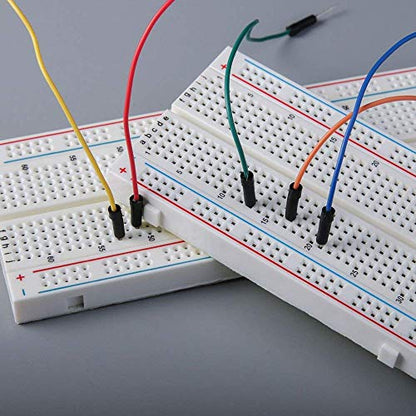 ACEIRMC for Arduino Starter Kits 830 MB-102 Tie Points Solderless Breadboard + 3.3V 5V Power Supply Module + 65pcs Jumper Cables