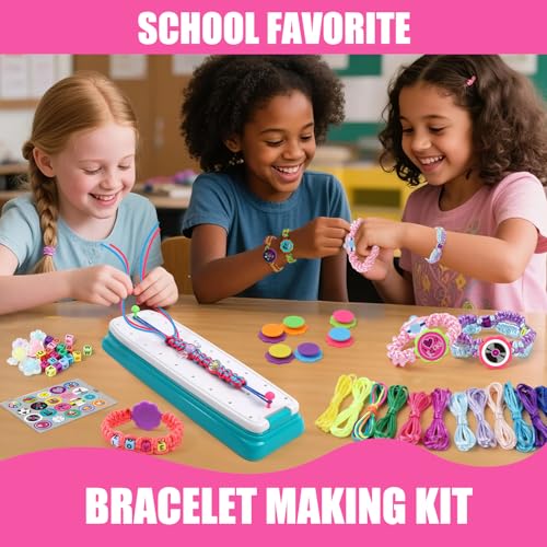 GILI Friendship Bracelet Making Kit - DIY Jewelry Making for Girls Age 8-12 - color: blue