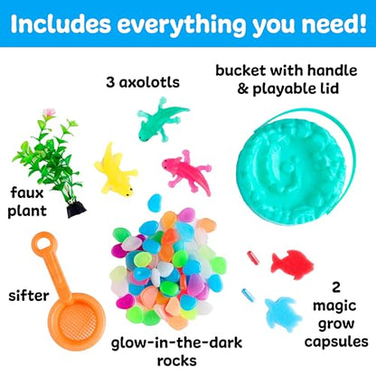 Creativity for Kids Sensory Adventure Axolotls Kit | Dig, Squish & Explore | Screen-Free Outdoor Activity for Kids & Summer Activities for Kids (Ages 4+) - style: Axolotl