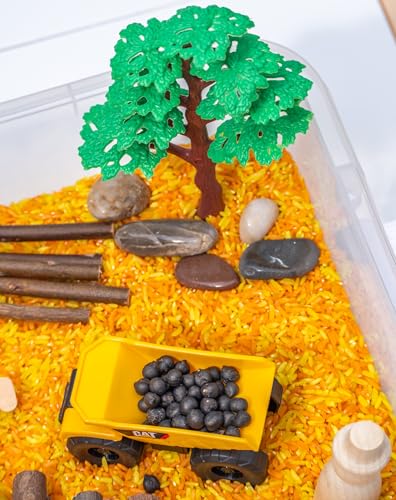Construction Sensory Bin Kit for Kids - style: Construction Sensory Bin Kit