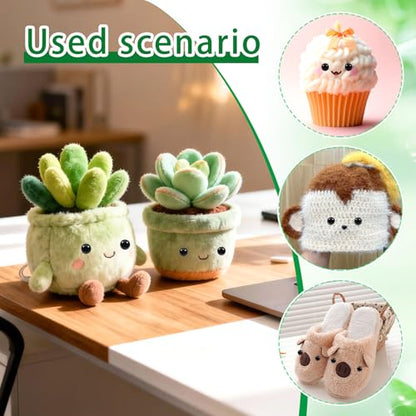 TOAOB 150pcs 6mm Safety Eyes for Amigurumis Craft Crochet Eyes with 150pcs Washers Black Doll Eyes for Crocheting Stuffed Animals Doll Making - size: 6mm