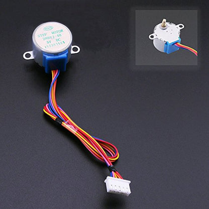 ELEGOO 5 Sets 28BYJ-48 ULN2003 5V Stepper Motor with ULN2003 Driver Board - size: Small