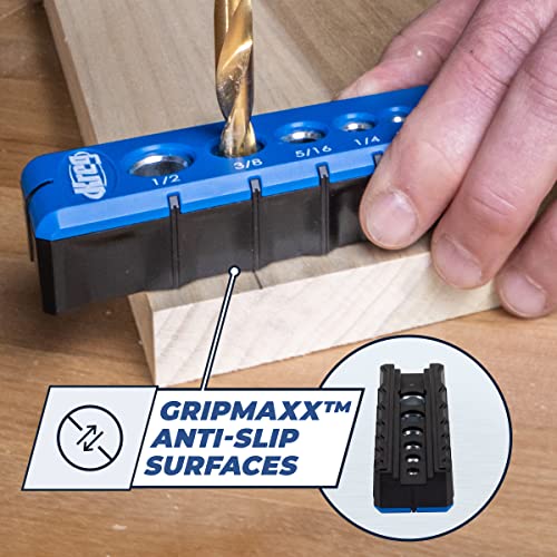 Kreg Portable Drilling Guide, 6 Hardened Drill Guides, KDG-6000