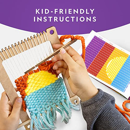 National Geographic Wooden Loom Weaving Arts and Crafts Kit for Kids - style: Weaving Loom Kit