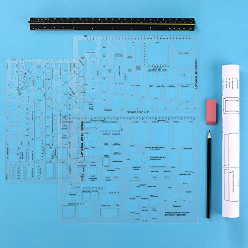 Sooez Architectural Templates, House Plan Template - color: clear