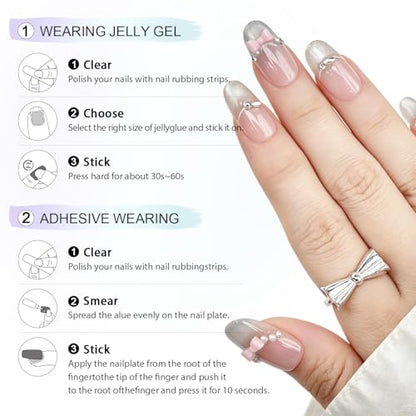 6 Packs (144 Pcs) | Reusable Press on Nails | 6-Style Bundle | 12 Sizes | Each Style 24 Pcs | Soft Neutral & Autumnal - color: Soft Neutral & Autumnal