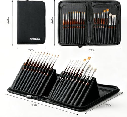 Miniature Paint Brushes Dry Brushes, 20 PCS Model Paint Brushes