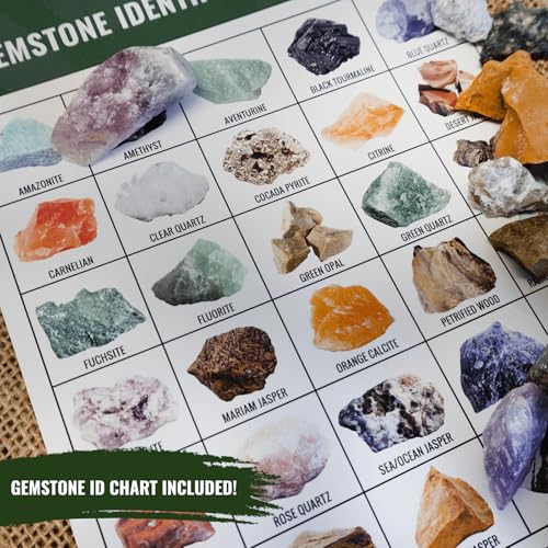 ASR Outdoor 5lb Rough Brazilian Gemstone Paydirt Bag Geology Science Kit