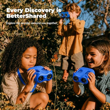 2-in-1 Kids Microscope & Telescope, STEM Science Explorer Toy Gift Age 5-10