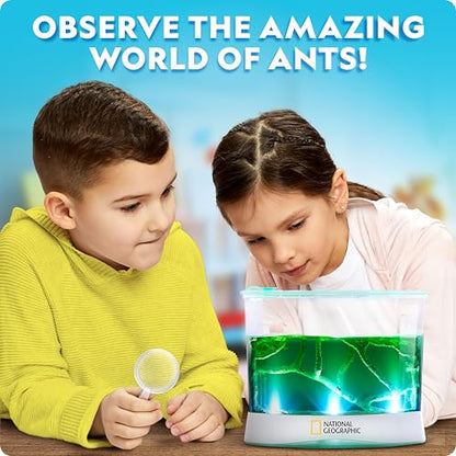 National Geographic Light-Up Ant Habitat Kit for Kids with Magnifiers - style: Ant Habitat
