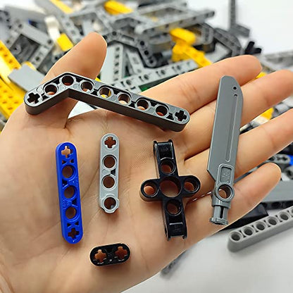 ZHX Technical Beam Set 266 Pieces - Chassis Frame Liftarm Beam Parts Piece Axles Connector for Technic Car STEM Engineering Building Brick Compatible with Major Brand Toys - style: Beam