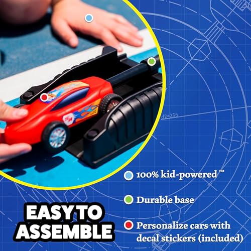 Stomp Racers Mega Pack by Stomp Rocket, 4 Air Powered Race Cars