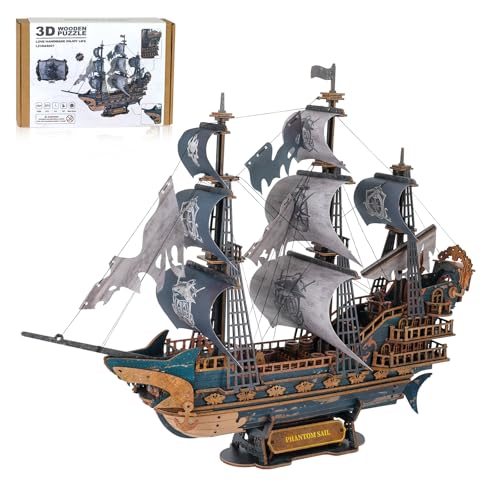 3D Puzzles for Adults, Shadow Sail 3D DIY Craft Model Kit - color: 3d Shadow Sail