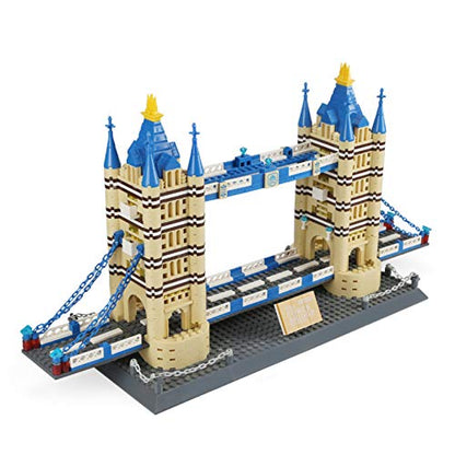 Tower Bridge Building Block Set – 1,052 Pieces, London Tower Bridge